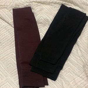 Fleece lined leggings